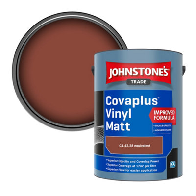 B&Q -  Covaplus Vinyl Matt Walls & Ceilings Emulsion Paint (C4.42.28 Equivalent) 5L