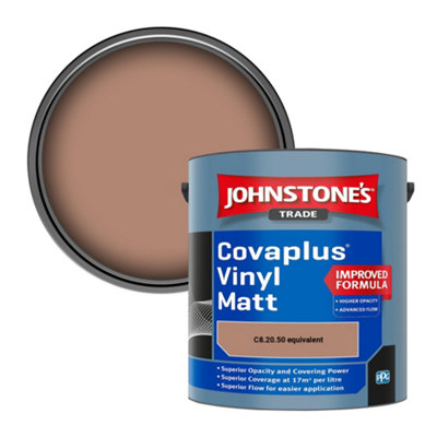 B&Q -  Covaplus Vinyl Matt Walls & Ceilings Emulsion Paint (C8.20.50 Equivalent) 2.5L