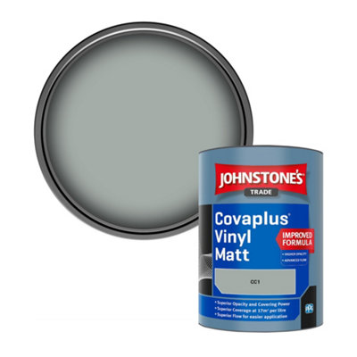 Johnstone's Trade Covaplus Vinyl Matt Walls & Ceilings Emulsion Paint (Cc1) 1L