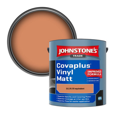 B&Q -  Covaplus Vinyl Matt Walls & Ceilings Emulsion Paint (D2.35.55 Equivalent) 2.5L