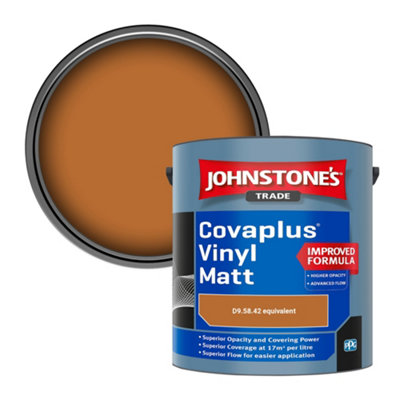 B&Q -  Covaplus Vinyl Matt Walls & Ceilings Emulsion Paint (D9.58.42 Equivalent) 2.5L