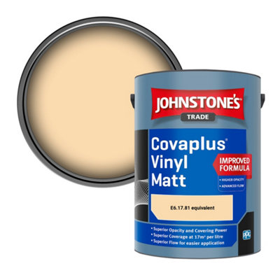 B&Q -  Covaplus Vinyl Matt Walls & Ceilings Emulsion Paint (E6.17.81 Equivalent) 5L