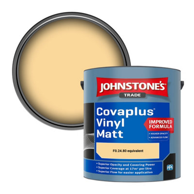 B&Q -  Covaplus Vinyl Matt Walls & Ceilings Emulsion Paint (F0.24.80 Equivalent) 2.5L
