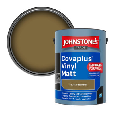 B&Q -  Covaplus Vinyl Matt Walls & Ceilings Emulsion Paint (F2.35.35 Equivalent) 5L