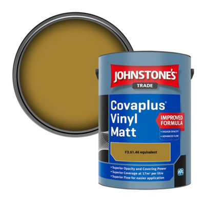 B&Q -  Covaplus Vinyl Matt Walls & Ceilings Emulsion Paint (F3.61.46 Equivalent) 5L