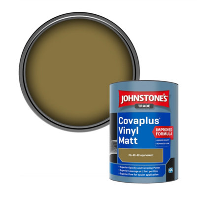B&Q -  Covaplus Vinyl Matt Walls & Ceilings Emulsion Paint (F6.40.40 Equivalent) 1L