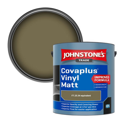 B&Q -  Covaplus Vinyl Matt Walls & Ceilings Emulsion Paint (F7.25.34 Equivalent) 2.5L