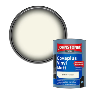 B&Q -  Covaplus Vinyl Matt Walls & Ceilings Emulsion Paint (G0.04.84 Equivalent) 1L