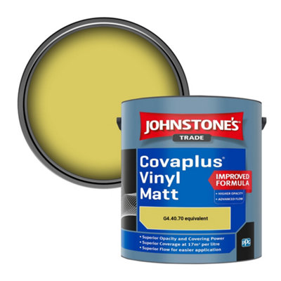 B&Q -  Covaplus Vinyl Matt Walls & Ceilings Emulsion Paint (G4.40.70 Equivalent) 2.5L