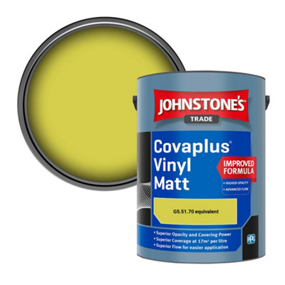 B&Q -  Covaplus Vinyl Matt Walls & Ceilings Emulsion Paint (G5.51.70 Equivalent) 5L