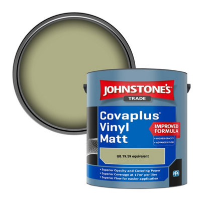 B&Q -  Covaplus Vinyl Matt Walls & Ceilings Emulsion Paint (G8.19.59 Equivalent) 2.5L