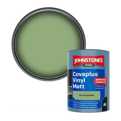 Johnstone's Trade Covaplus Vinyl Matt Walls & Ceilings Emulsion Paint (J8.25.55 Equivalent) 1L
