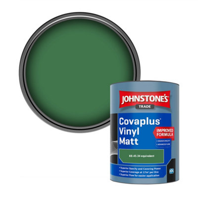 Johnstone's Trade Covaplus Vinyl Matt Walls & Ceilings Emulsion Paint (K8.45.34 Equivalent) 1L