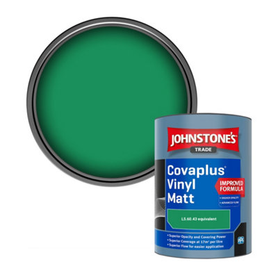 Johnstone's Trade Covaplus Vinyl Matt Walls & Ceilings Emulsion Paint (L5.60.43 Equivalent) 1L