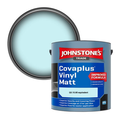 B&Q -  Covaplus Vinyl Matt Walls & Ceilings Emulsion Paint (Q0.10.80 Equivalent) 2.5L