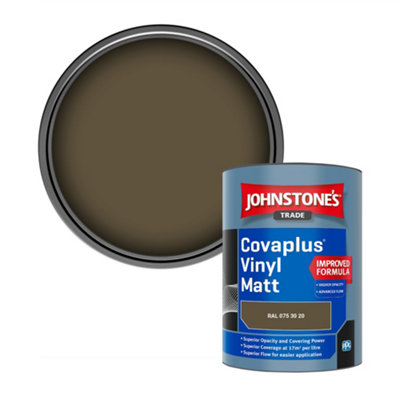 B&Q -  Covaplus Vinyl Matt Walls & Ceilings Emulsion Paint (Ral 075 30 20) 1L
