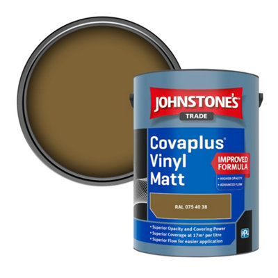 B&Q -  Covaplus Vinyl Matt Walls & Ceilings Emulsion Paint (Ral 075 40 38) 5L