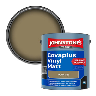 B&Q -  Covaplus Vinyl Matt Walls & Ceilings Emulsion Paint (Ral 080 50 20) 2.5L