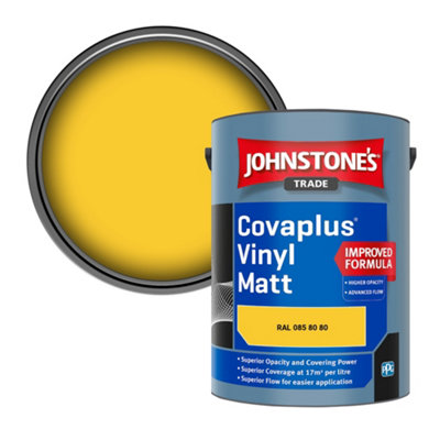 B&Q -  Covaplus Vinyl Matt Walls & Ceilings Emulsion Paint (Ral 085 80 80) 5L