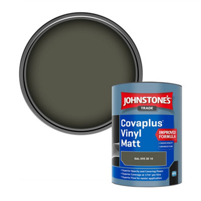 B&Q -  Covaplus Vinyl Matt Walls & Ceilings Emulsion Paint (Ral 095 30 10) 1L