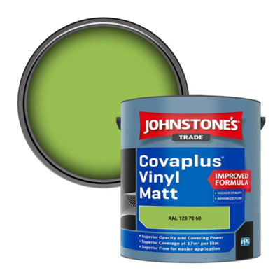 B&Q -  Covaplus Vinyl Matt Walls & Ceilings Emulsion Paint (Ral 120 70 60) 2.5L