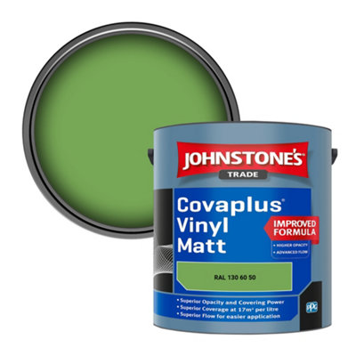 B&Q -  Covaplus Vinyl Matt Walls & Ceilings Emulsion Paint (Ral 130 60 50) 2.5L