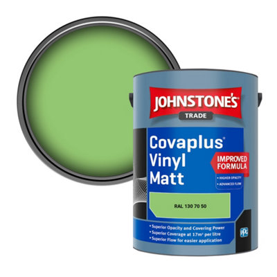 B&Q -  Covaplus Vinyl Matt Walls & Ceilings Emulsion Paint (Ral 130 70 50) 5L