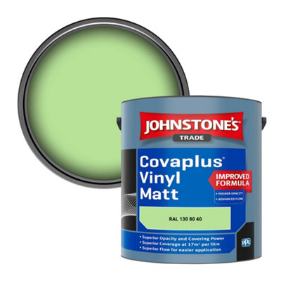 B&Q -  Covaplus Vinyl Matt Walls & Ceilings Emulsion Paint (Ral 130 80 40) 2.5L