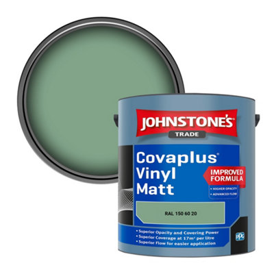 B&Q -  Covaplus Vinyl Matt Walls & Ceilings Emulsion Paint (Ral 150 60 20) 2.5L