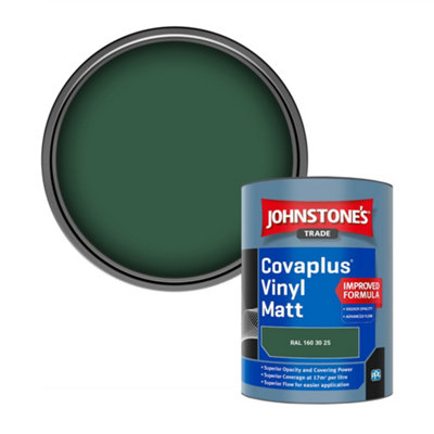 B&Q -  Covaplus Vinyl Matt Walls & Ceilings Emulsion Paint (Ral 160 30 25) 1L