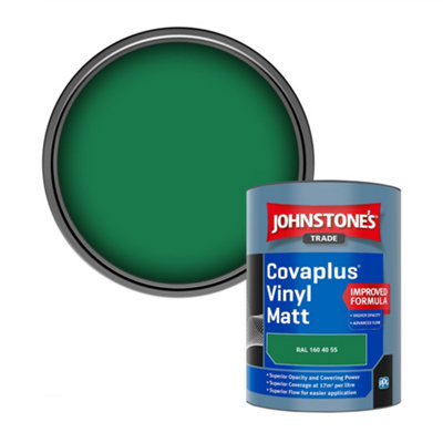 B&Q -  Covaplus Vinyl Matt Walls & Ceilings Emulsion Paint (Ral 160 40 55) 1L
