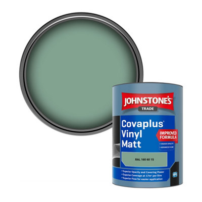 B&Q -  Covaplus Vinyl Matt Walls & Ceilings Emulsion Paint (Ral 160 60 15) 1L