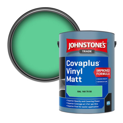 B&Q -  Covaplus Vinyl Matt Walls & Ceilings Emulsion Paint (Ral 160 70 50) 5L