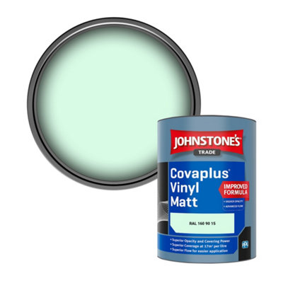 B&Q -  Covaplus Vinyl Matt Walls & Ceilings Emulsion Paint (Ral 160 90 15) 1L