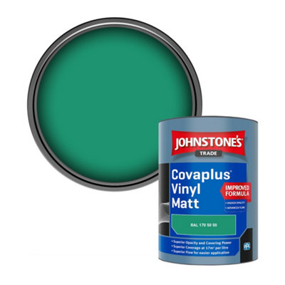 B&Q -  Covaplus Vinyl Matt Walls & Ceilings Emulsion Paint (Ral 170 50 50) 1L