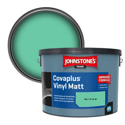 B&Q -  Covaplus Vinyl Matt Walls & Ceilings Emulsion Paint (Ral 170 70 40) 10L