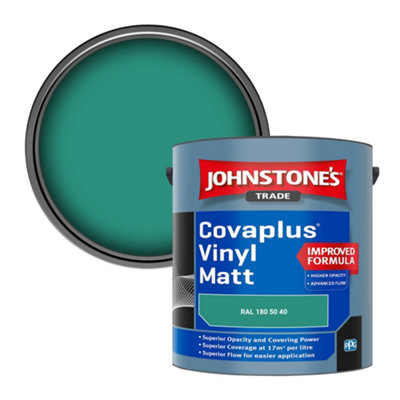 B&Q -  Covaplus Vinyl Matt Walls & Ceilings Emulsion Paint (Ral 180 50 40) 2.5L