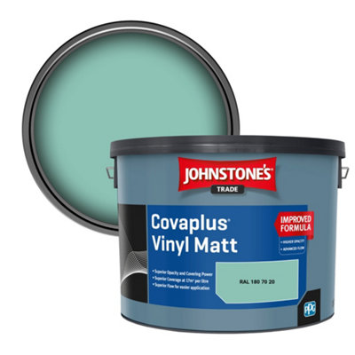 B&Q -  Covaplus Vinyl Matt Walls & Ceilings Emulsion Paint (Ral 180 70 20) 10L
