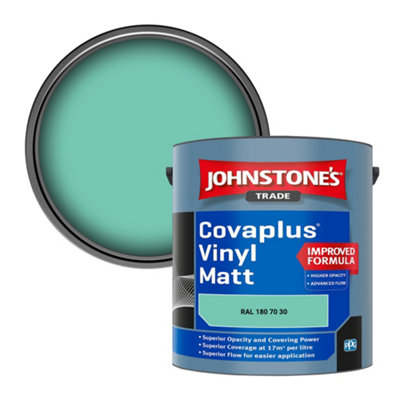 B&Q -  Covaplus Vinyl Matt Walls & Ceilings Emulsion Paint (Ral 180 70 30) 2.5L