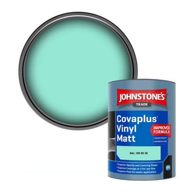 B&Q -  Covaplus Vinyl Matt Walls & Ceilings Emulsion Paint (Ral 180 80 30) 1L