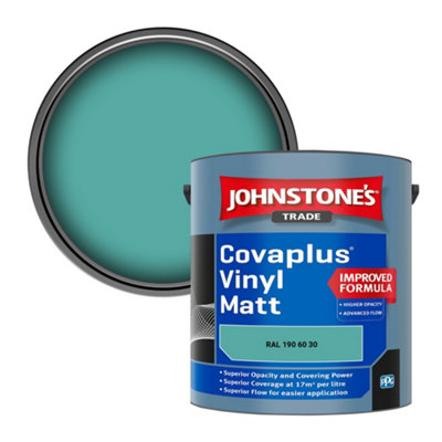 B&Q -  Covaplus Vinyl Matt Walls & Ceilings Emulsion Paint (Ral 190 60 30) 2.5L