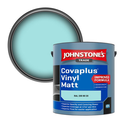 B&Q -  Covaplus Vinyl Matt Walls & Ceilings Emulsion Paint (Ral 200 80 20) 2.5L