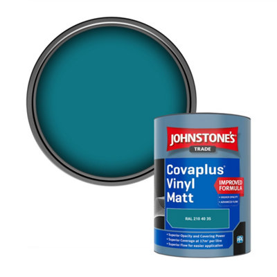 B&Q -  Covaplus Vinyl Matt Walls & Ceilings Emulsion Paint (Ral 210 40 35) 1L