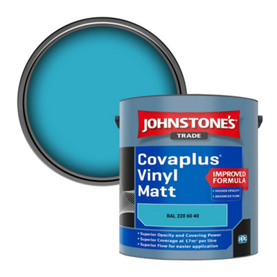 B&Q -  Covaplus Vinyl Matt Walls & Ceilings Emulsion Paint (Ral 220 60 40) 2.5L