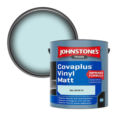 B&Q -  Covaplus Vinyl Matt Walls & Ceilings Emulsion Paint (Ral 220 90 10) 2.5L