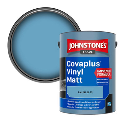 B&Q -  Covaplus Vinyl Matt Walls & Ceilings Emulsion Paint (Ral 240 60 25) 5L