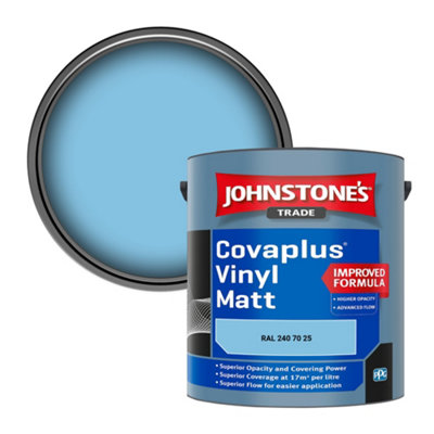 B&Q -  Covaplus Vinyl Matt Walls & Ceilings Emulsion Paint (Ral 240 70 25) 2.5L