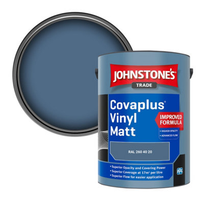 B&Q -  Covaplus Vinyl Matt Walls & Ceilings Emulsion Paint (Ral 260 40 20) 5L