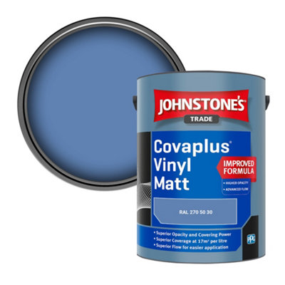 B&Q -  Covaplus Vinyl Matt Walls & Ceilings Emulsion Paint (Ral 270 50 30) 5L