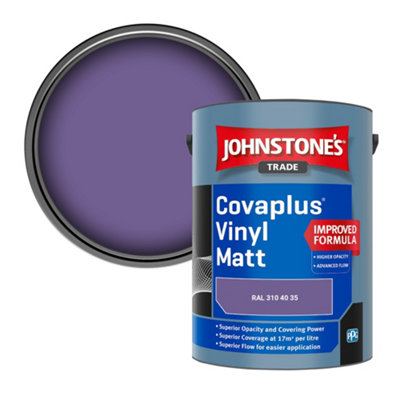 B&Q -  Covaplus Vinyl Matt Walls & Ceilings Emulsion Paint (Ral 310 40 35) 5L